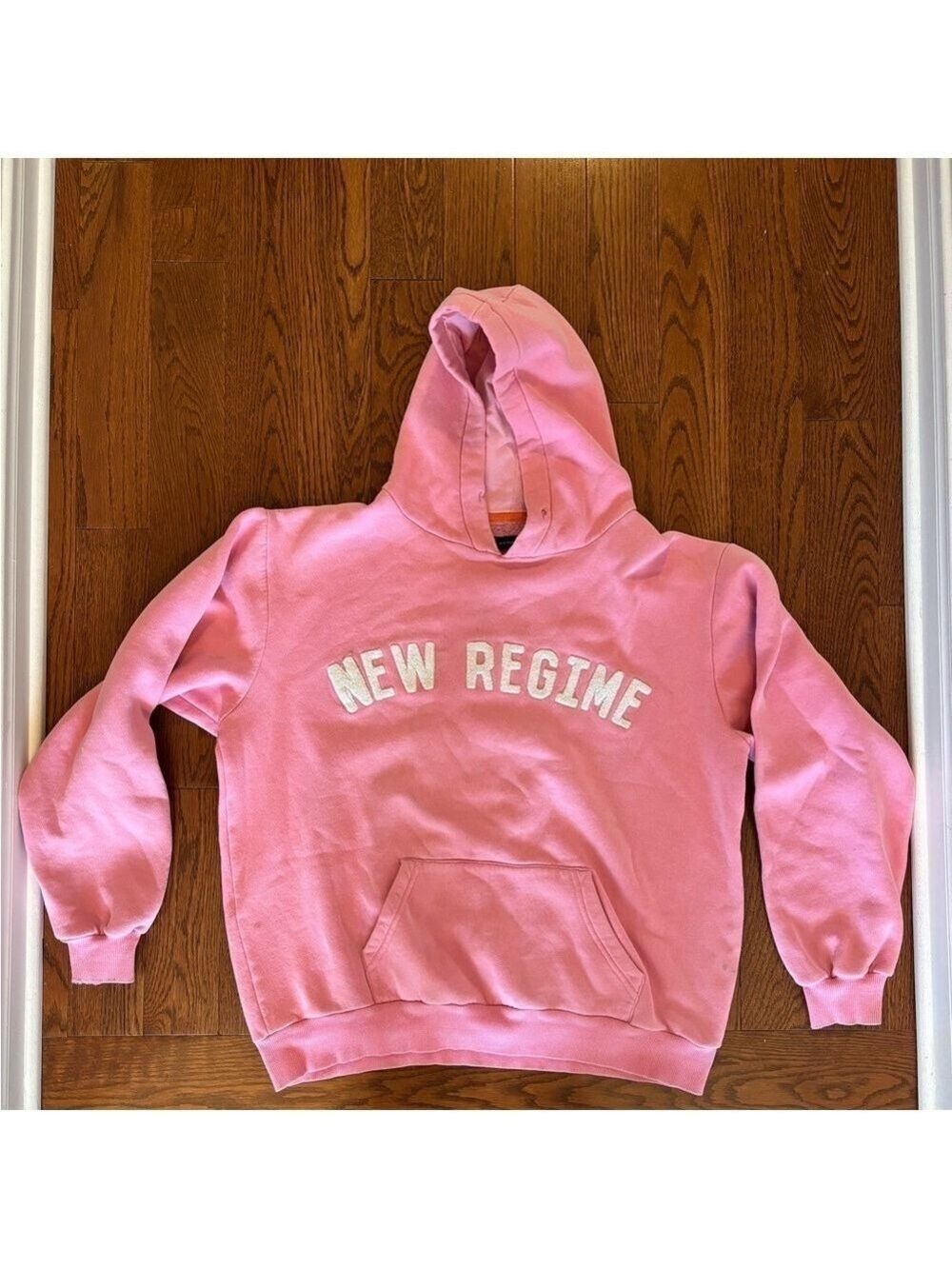Atelier New Regime Pink Hoodie Size Large